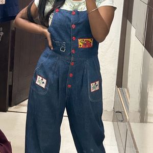 Baggy Style Dungarees