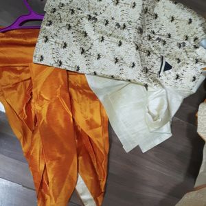 Birthday Or Puja Wear Boy Kurta & Dhoti Payajama