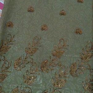 Tan Colour Georgette Saree