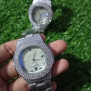 (Pack Of 2) Iced Out Diamond Watch 🔥