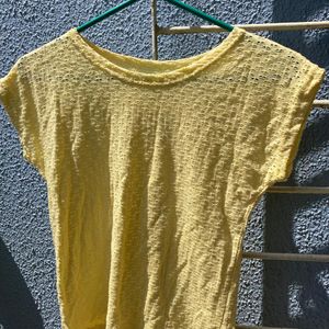 YELLOW WOMEN'S TOP BUST 32-34