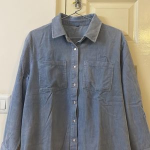 Corduroy (Not Velvet) Shacket For Sale