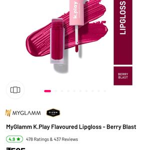 My Glamm K.Play Flavoured Lipgloss (Berry Blast)🍇