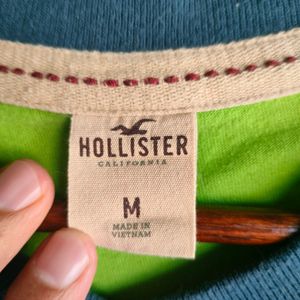 Hollister California Blue Green V-Neck T-Shirt