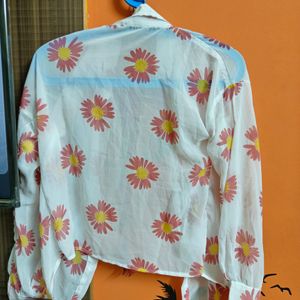 Flower Print shrug