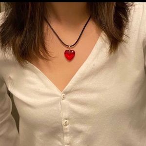 Glass Heart Necklace