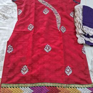 Party Wear Kurti Dupatta Set