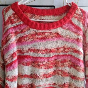 Women Colourful Pullover