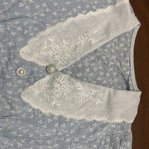 Vintage Sky Blue Top