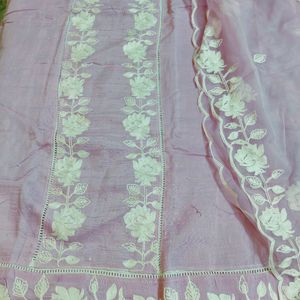 Dress Material In Chanderi Silk