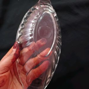 Serving Glass Small Dish