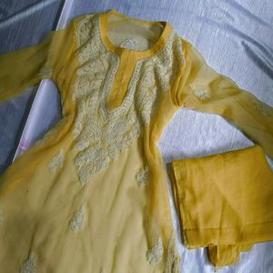 Chickankari Kurti With Inner