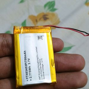 Rechargeable Battery With Wires