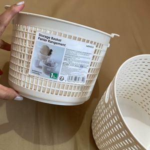 2Miniso Round Storage Basket