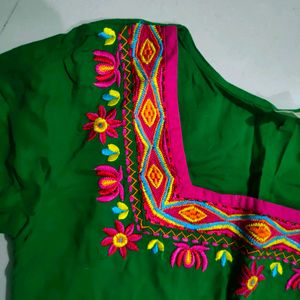 Embroidered Short Kurti