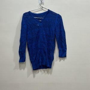 Net Blue Top