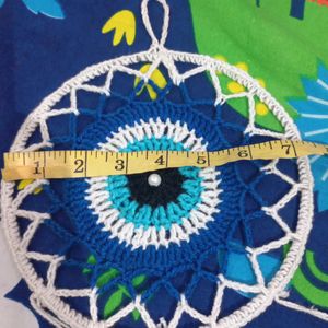 Crochet Evil Eye Dreamcatcher