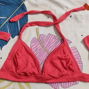 Pink Multi Halter Bra