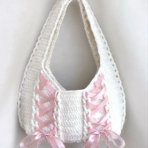 Crochet Ribbon Bag