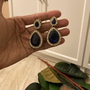 blue stone Earrings