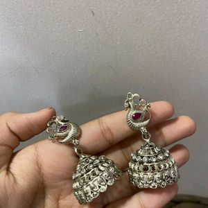 Good Health Itis Indian Culture Earrings In Silver