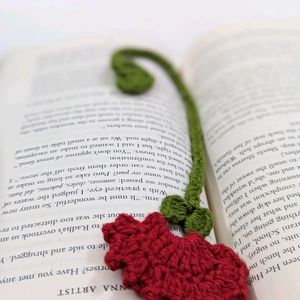 Crochet Handmade Flower Bookmark