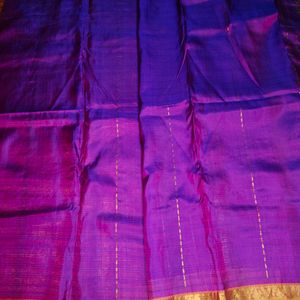 Pure Kanchi Pattu Saree 💜💛