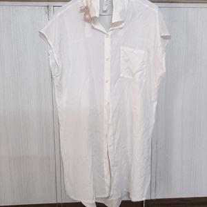 Long Length White Tshirt For Women