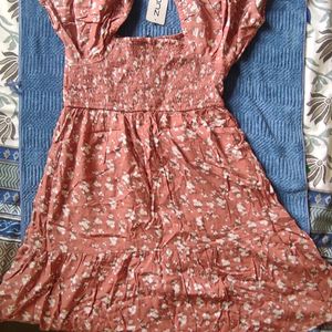 Zudio Floral Pink Dress