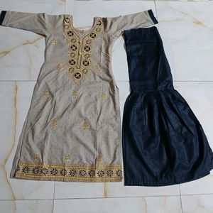 Cotton Sharara Suit