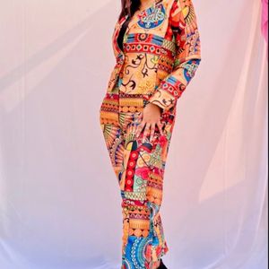 Beautiful Printed Indo Western Co-ord Set