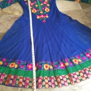 BRAND New Anarkali long dress with embroidery