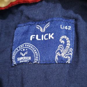 Navy Blue [L/42] Size Shirt Half Sleeve