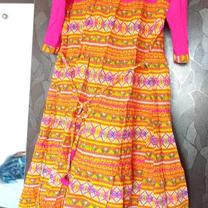 Multicolored Decent Kurta In Cotton