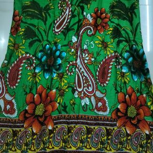 Green Design Cotton Kurta