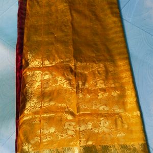 Multi Colour Banarasi Silk Pattu Saree