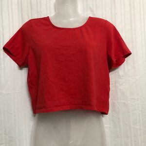 Edition Red Short Sleeve Top