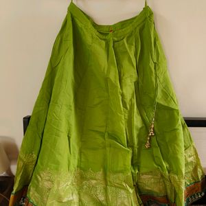 Green Lehenga With Dupatta