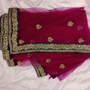 Zadozee Work Saree