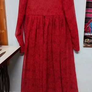 front slit kurti.