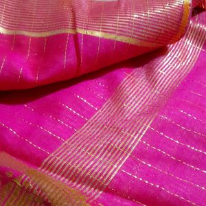 Rose Chanderi Saree