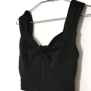 Tokyo Taklies Black Twisted Corset Top