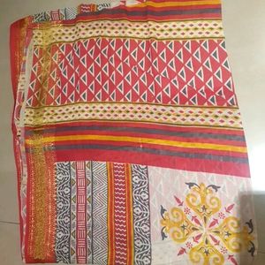 Pure Cotton Chanderi G Feet Big Dupatta