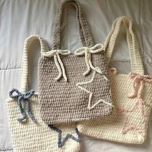 Chunky Crochet Star Bag ☆