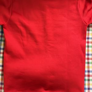 Red sweatshirt light weight for winters