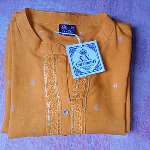 Yellow Kurta For Women