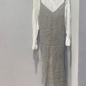 Loose Stripe Korean Dress