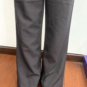 Charcoal High Waist Formal Pant