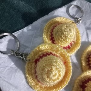 Luffy Straw Hat Key Chain