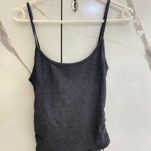 SideRuched tank top.   fits-medium to large